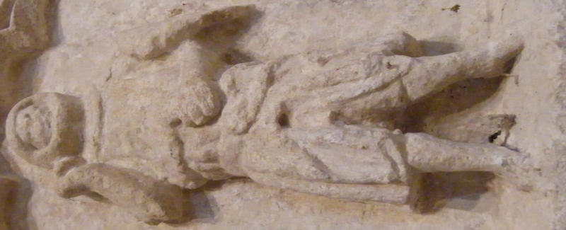 Sparsholt - Holy Rood Agnes Achard 1356 weeper